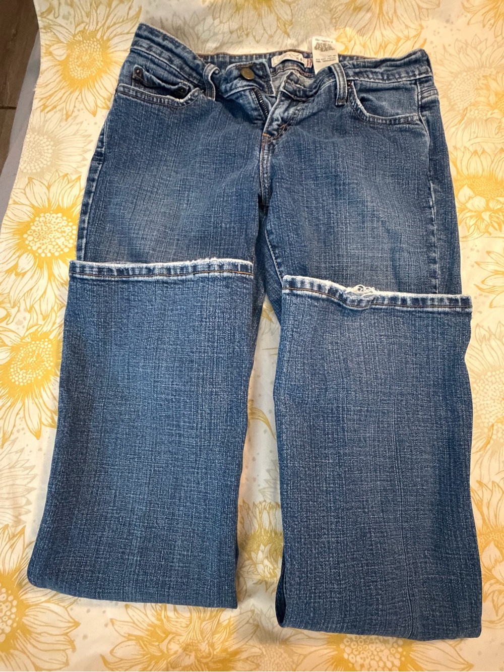 Vintage Levi’s 545 Low bootcut Flare Jeans size 4M blue wash - Picture 2 of 7